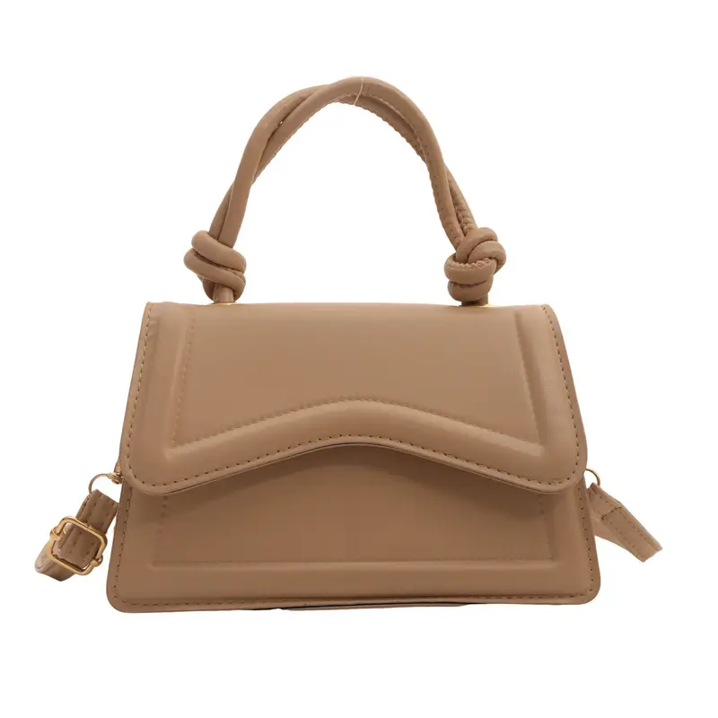 Small Square Beige Women's Shoulder Bag 2025 - Image 9