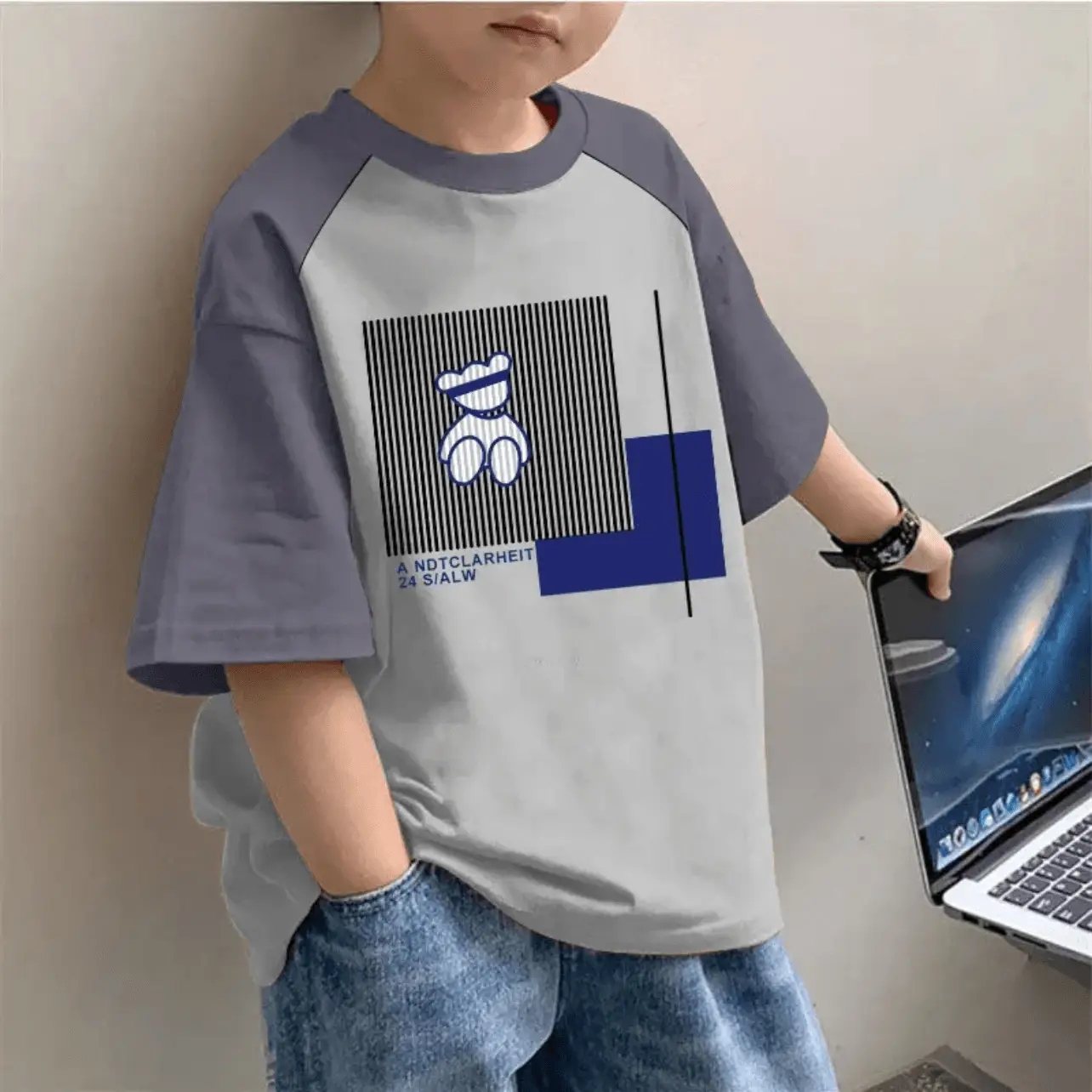 Boys Winnie Pooh Cotton T-Shirt Large Summer Wear - Image 12