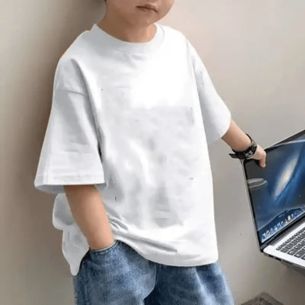 Boys Winnie Pooh Cotton T-Shirt Large Summer Wear — feature 27