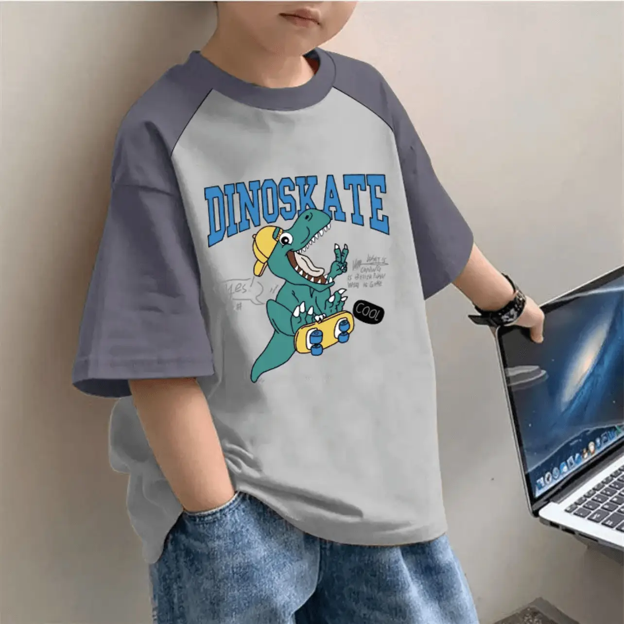 Boys Winnie Pooh Cotton T-Shirt Large Summer Wear - Image 7