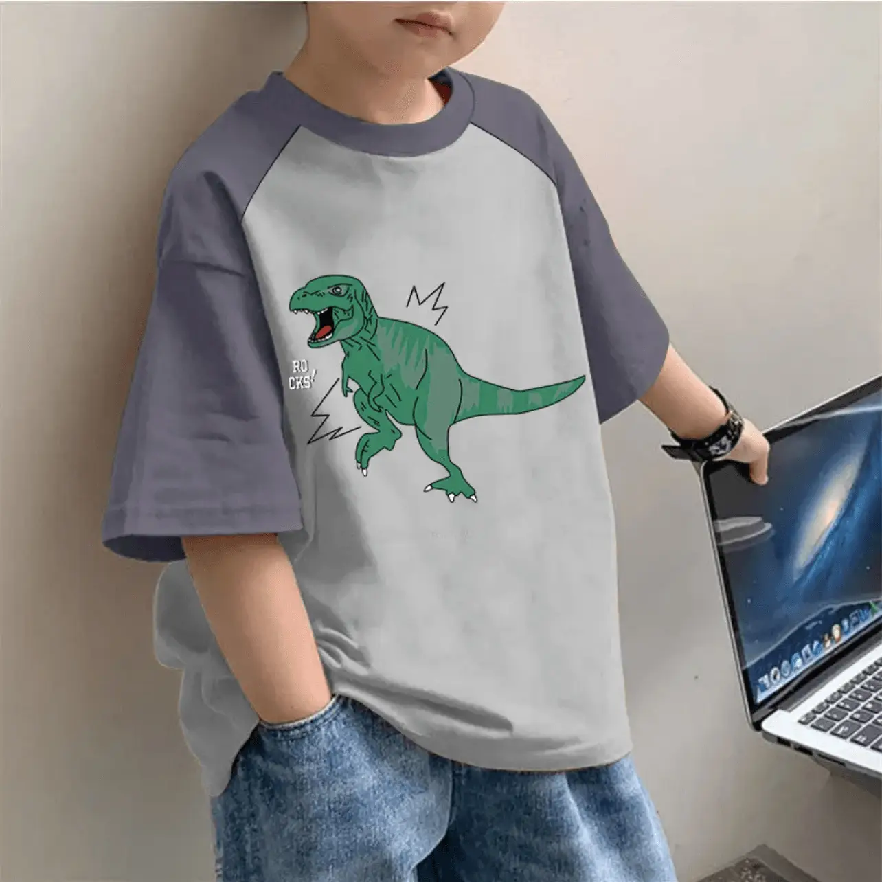 Boys Winnie Pooh Cotton T-Shirt Large Summer Wear - Image 8