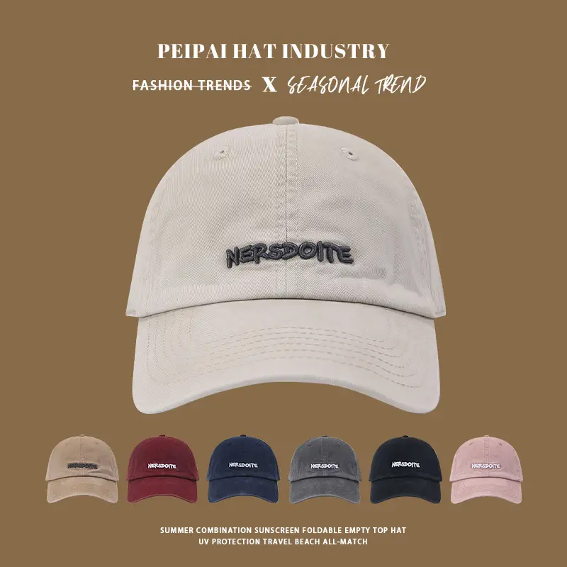 Nero Sudo Korean Baseball Cap Women Men Vintage Wide Brim - Image 3