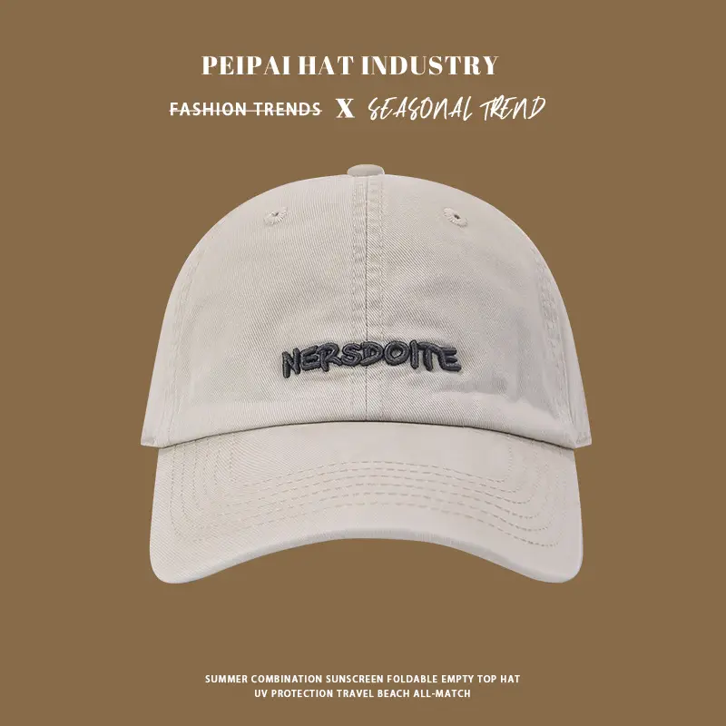 Nero Sudo Korean Baseball Cap Women Men Vintage Wide Brim — feature 8