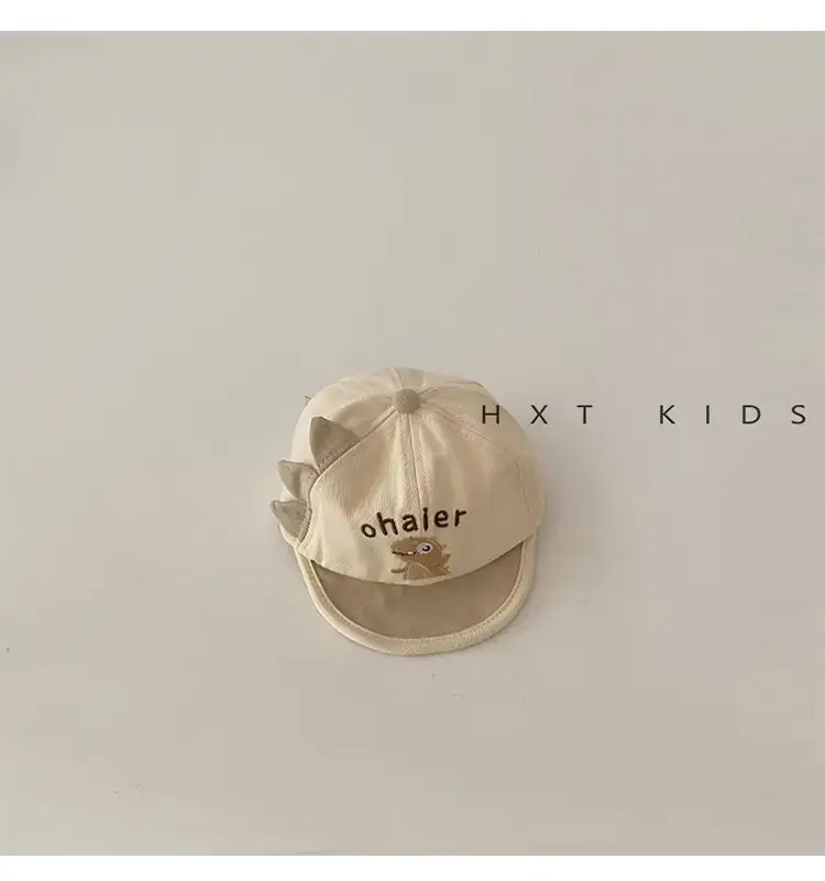 Baby Cap Dinosaur Embroidered Spring Autumn — feature 7
