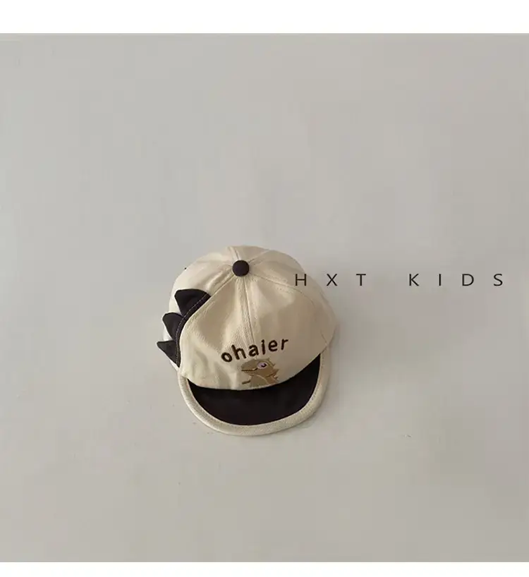 Baby Cap Dinosaur Embroidered Spring Autumn — feature 9