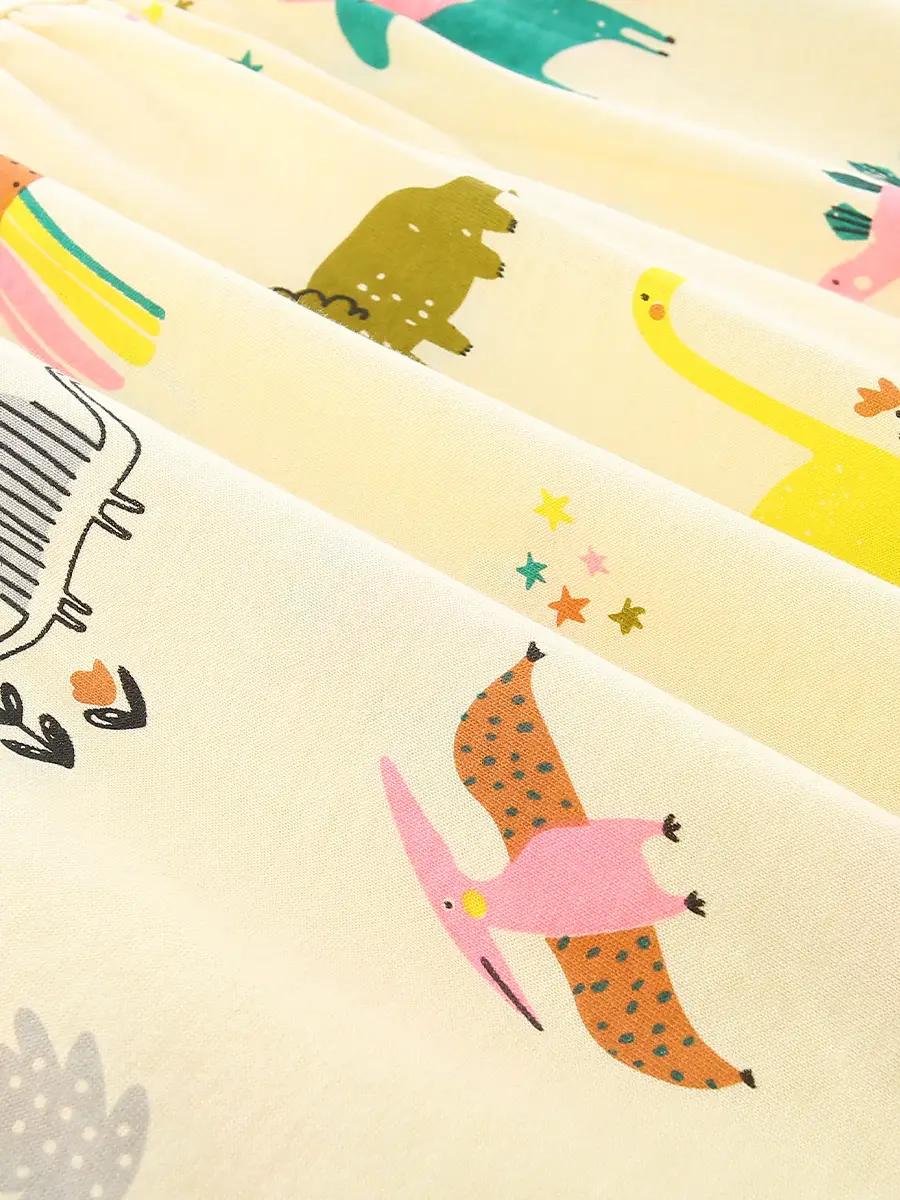 Printed Dinosaur Girls Skirt Summer Dress - Image 4
