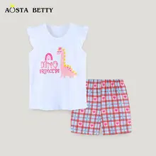 Printed Dinosaur Girls Skirt Summer Dress — feature 11