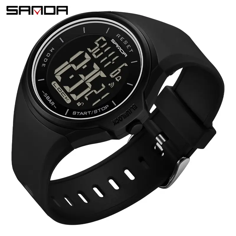 Sanda Digital Men's Women's Multi-Function Watch 1000 Hours - Image 4