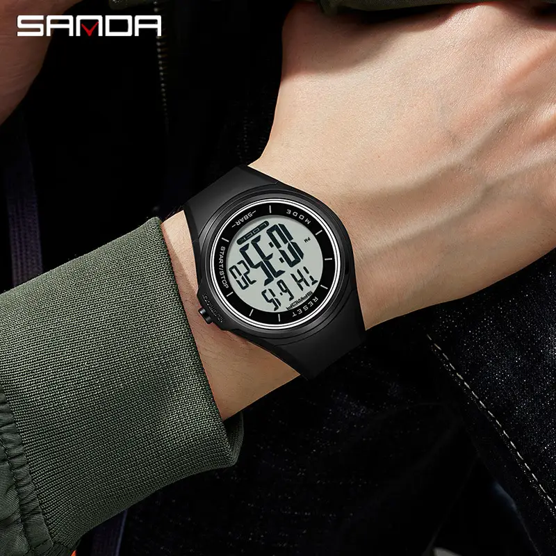 Sanda Digital Men's Women's Multi-Function Watch 1000 Hours - Image 6