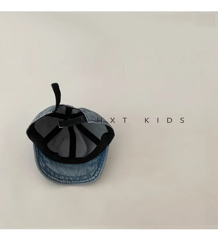 Baby Denim Baseball Caps Spring Autumn Washable Soft Bristle — feature 10