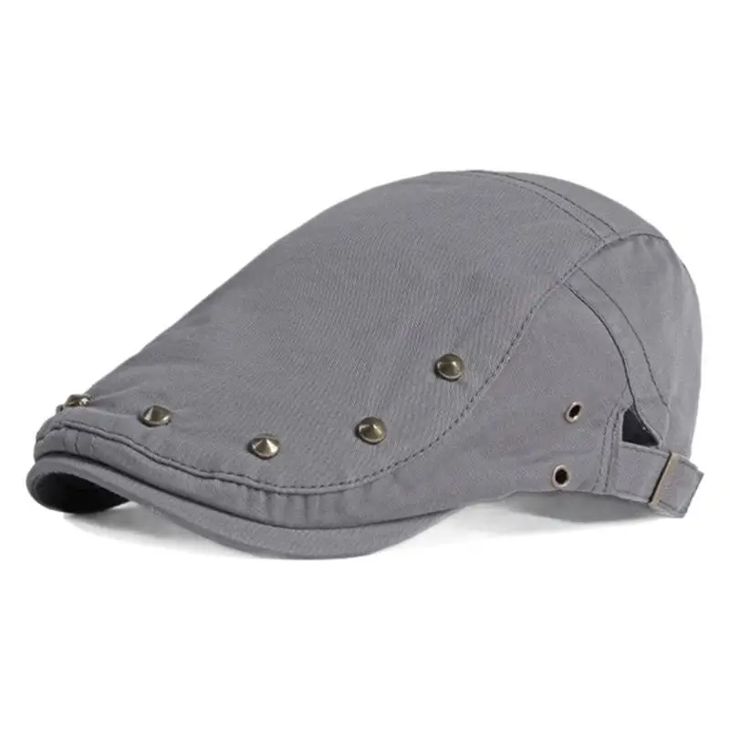 Vintage Rivet Hat Women Sun Protection Hat
