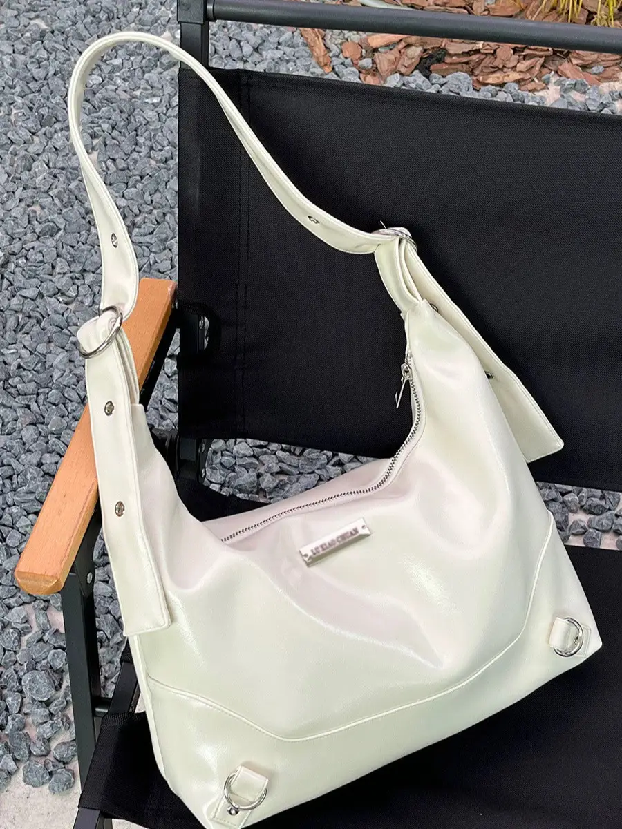 Women's Ice Oxygen Niche Shoulder Bag Large Capacity Soft Leather - Image 5