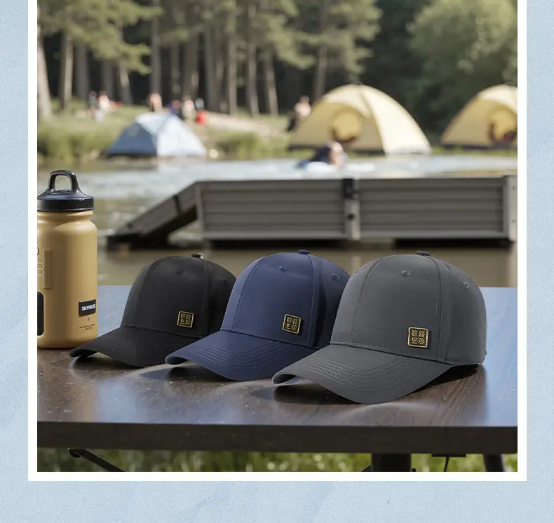 2025 White Baseball Cap Sunscreen Water Repellent 10CM — feature 18