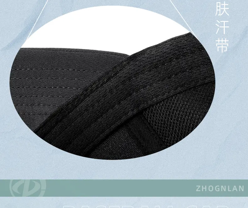 2025 White Baseball Cap Sunscreen Water Repellent 10CM — feature 20