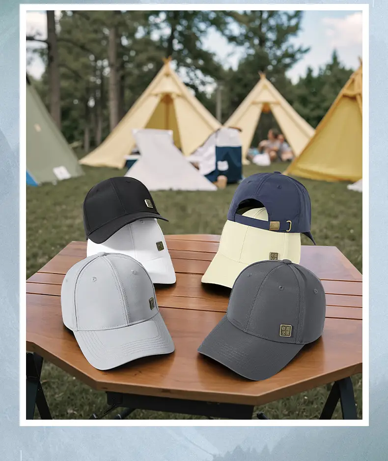 2025 White Baseball Cap Sunscreen Water Repellent 10CM — feature 25