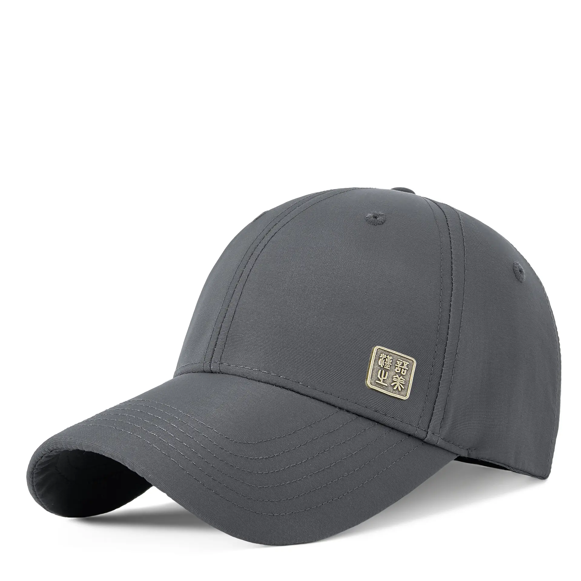 2025 White Baseball Cap Sunscreen Water Repellent 10CM - Image 3