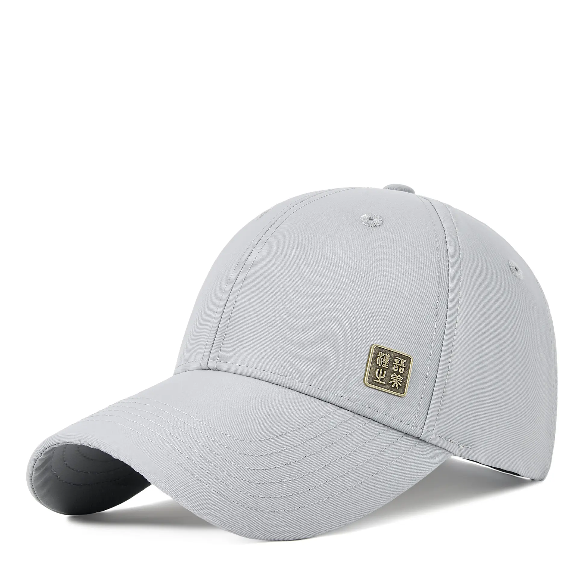 2025 White Baseball Cap Sunscreen Water Repellent 10CM - Image 6