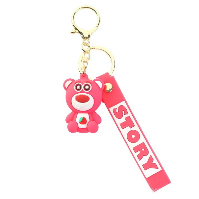 Toy Story Keychain Buzz Lightyear Woody Three-Eyed Alien Small Pendant Bag Decoration Ornament Car Key