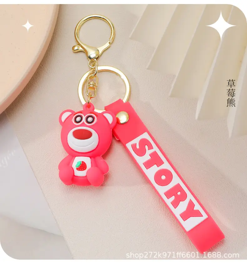 Toy Story Keychain Buzz Lightyear Woody Three-Eyed Alien Small Pendant Bag Decoration Ornament Car Key — feature 5