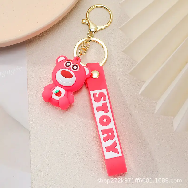 Toy Story Keychain Buzz Lightyear Woody Three-Eyed Alien Small Pendant Bag Decoration Ornament Car Key