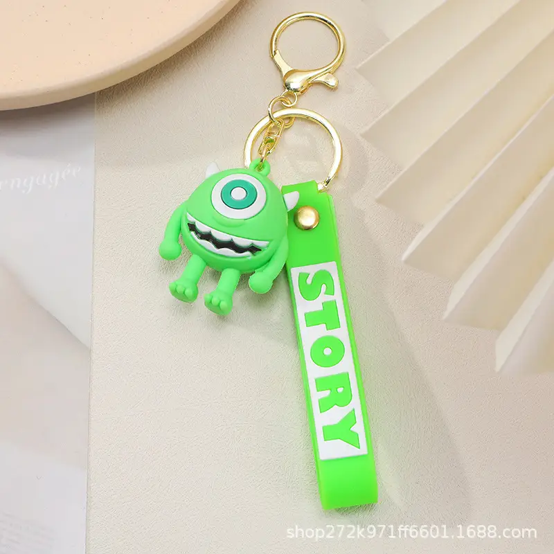 Toy Story Keychain Buzz Lightyear Woody Three-Eyed Alien Small Pendant Bag Decoration Ornament Car Key