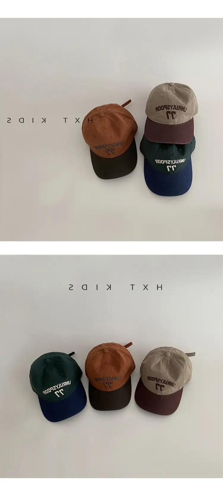 Children's Cap Spring Autumn Western Color Small Letter Embroidered Soft Top Sunshade Hat Trendy Children's Baby Baseball Cap — feature 2