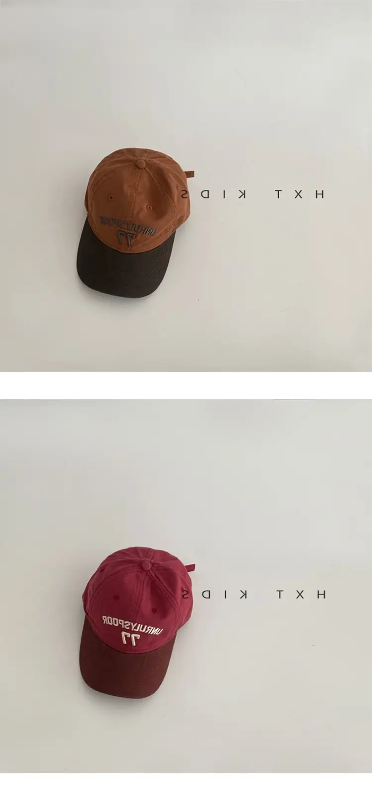 Children's Cap Spring Autumn Western Color Small Letter Embroidered Soft Top Sunshade Hat Trendy Children's Baby Baseball Cap — feature 7