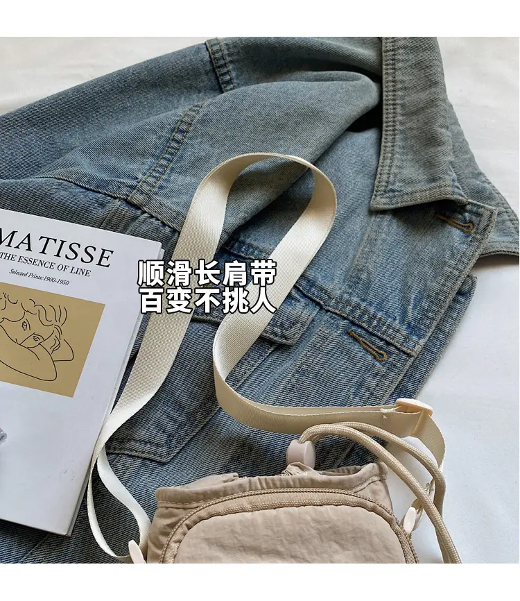 Black Japanese Canvas Shoulder Bag for Women 2025 — feature 3