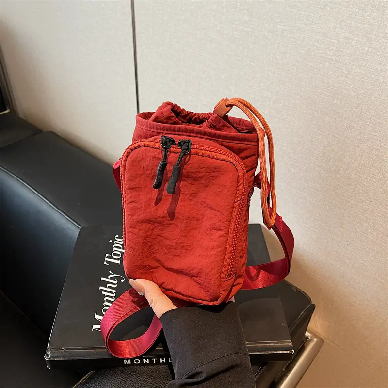 Black Japanese Canvas Shoulder Bag for Women 2025 - Image 2