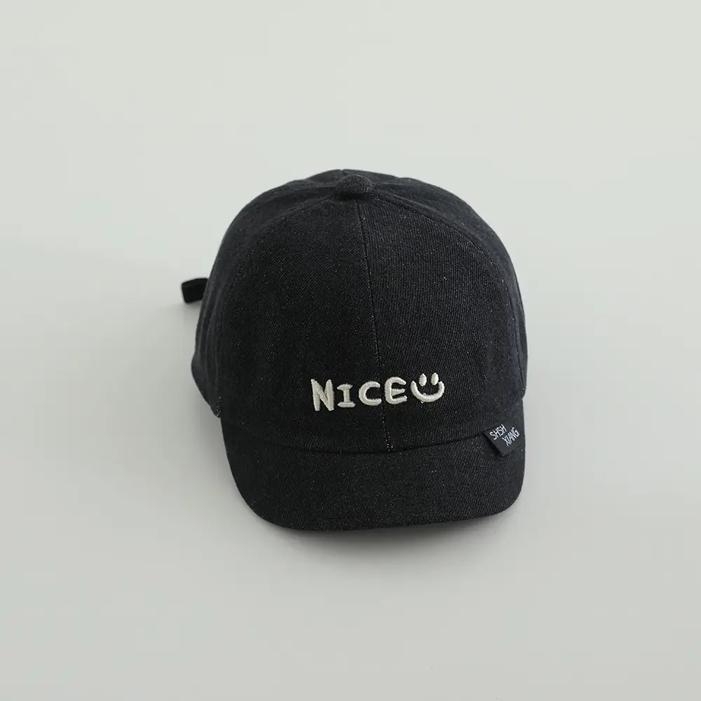 Baby Cap Set Blue Black Blue Baby Cap Small — feature 5