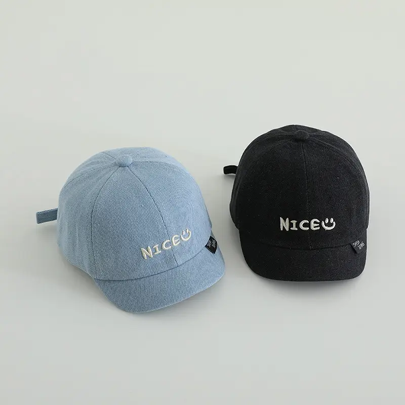 Baby Cap Set Blue Black Blue Baby Cap Small — feature 8