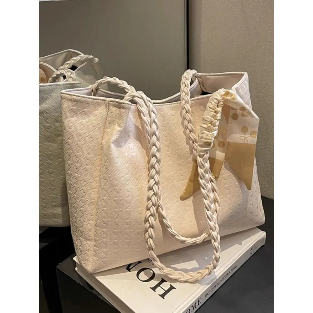 Pink Textured Shoulder Bag for Women 2026 Spring