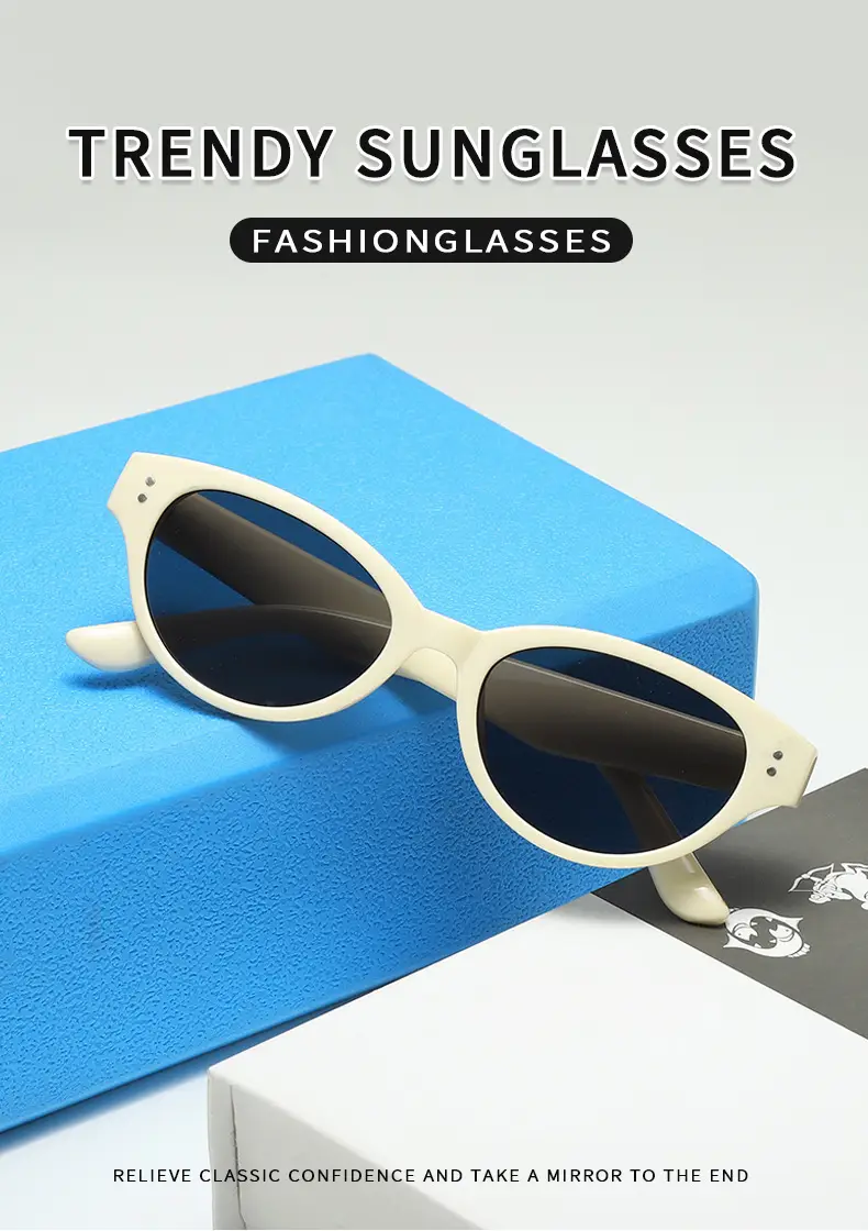 New Cat's Eye Rice Sunglasses Women Cross-border Y2K — feature 1