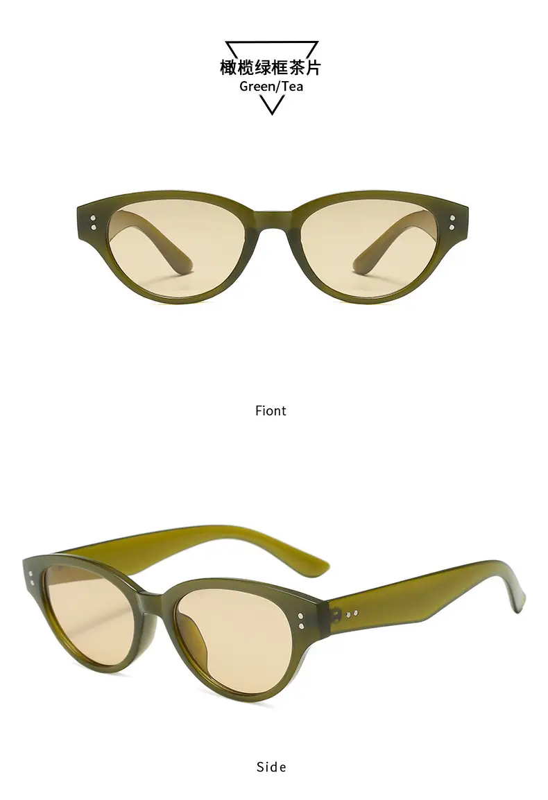 New Cat's Eye Rice Sunglasses Women Cross-border Y2K — feature 12