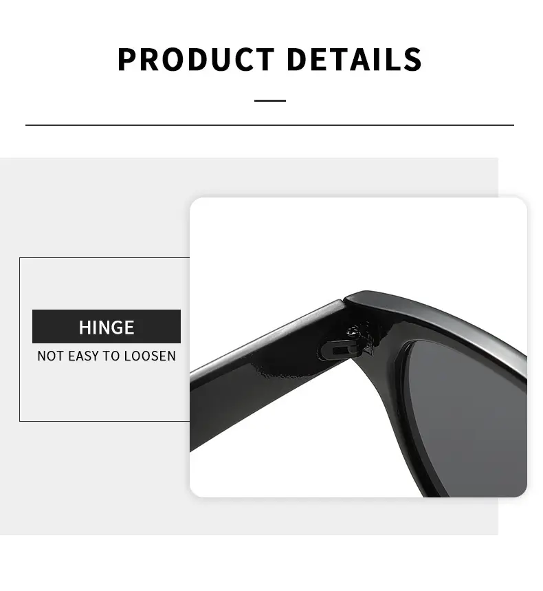 New Cat's Eye Rice Sunglasses Women Cross-border Y2K — feature 5
