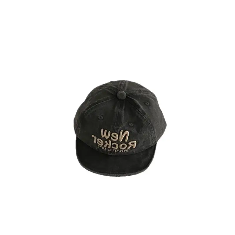 Baby Black Embroidered Cap 2025 Spring Autumn - Image 10