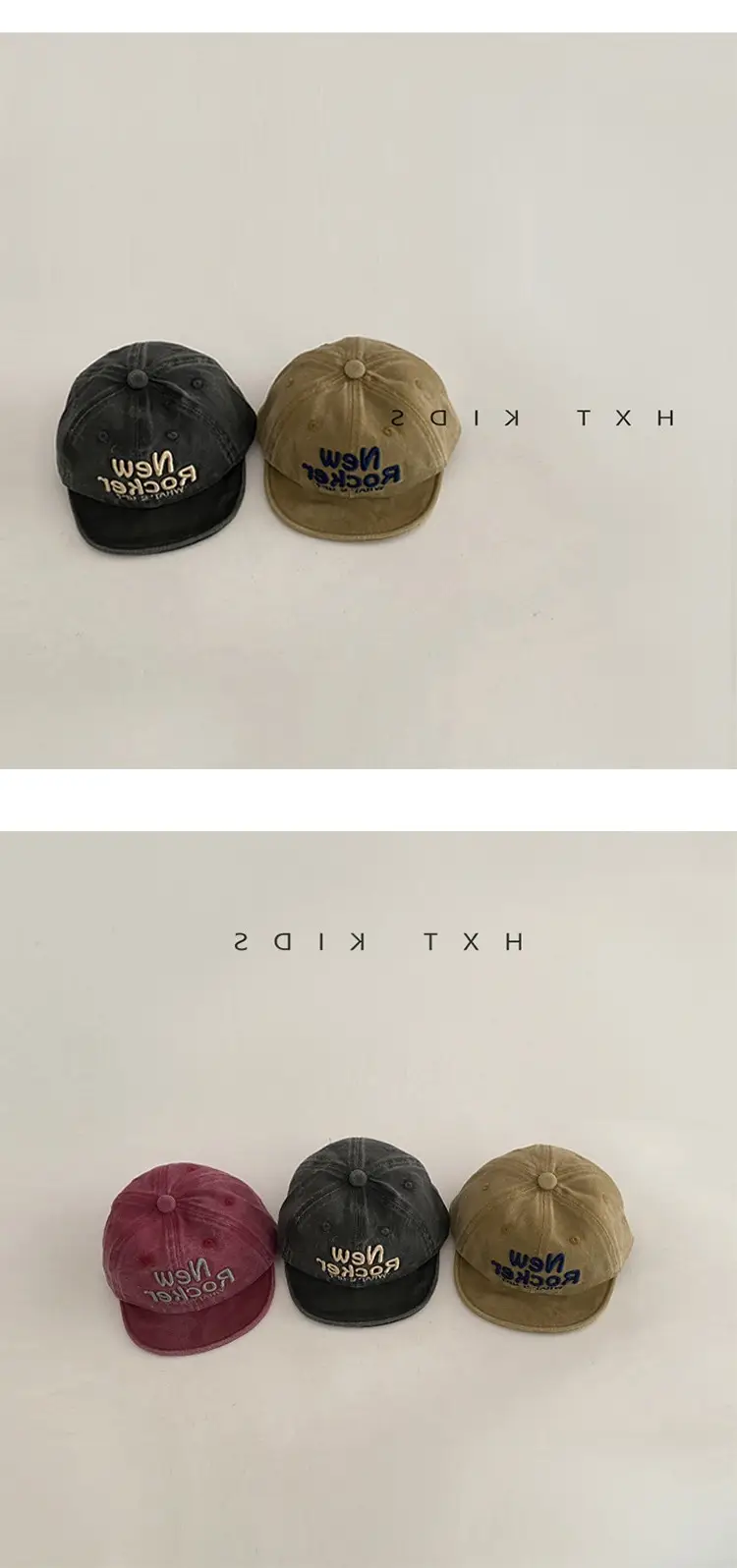 Baby Black Embroidered Cap 2025 Spring Autumn — feature 4