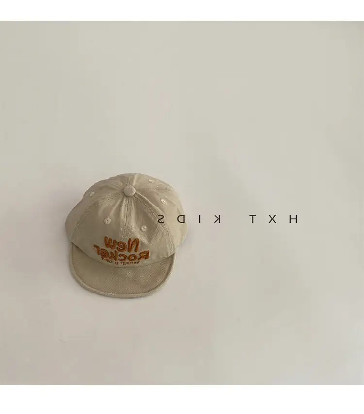 Baby Black Embroidered Cap 2025 Spring Autumn — feature 6