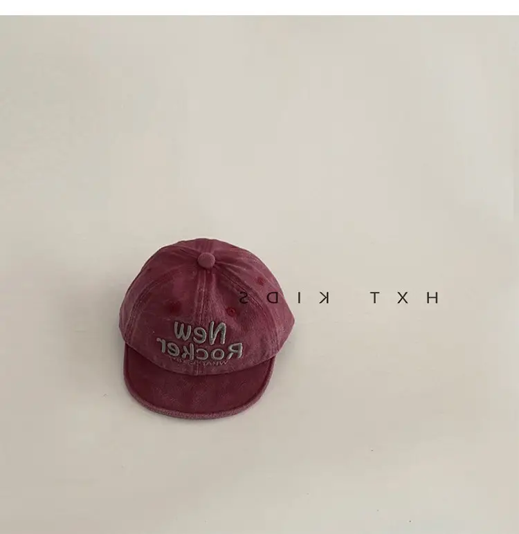 Baby Black Embroidered Cap 2025 Spring Autumn — feature 9