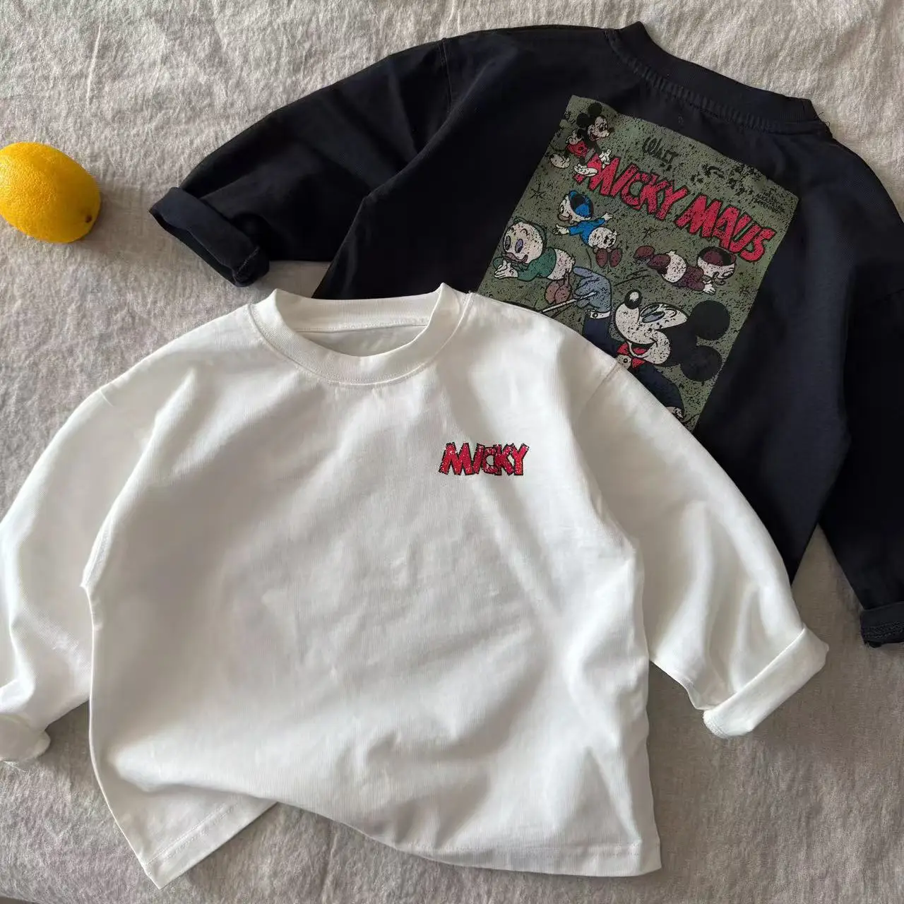 Children's Printed T-Shirt White Vintage Casual 2026 — feature 11