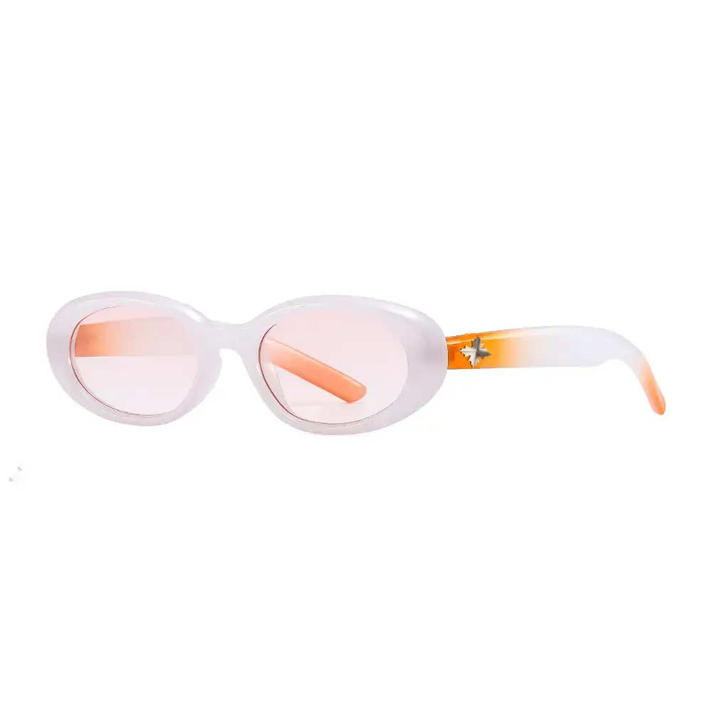 Pink Retro Small Round Sunglasses for Men Women - Image 4