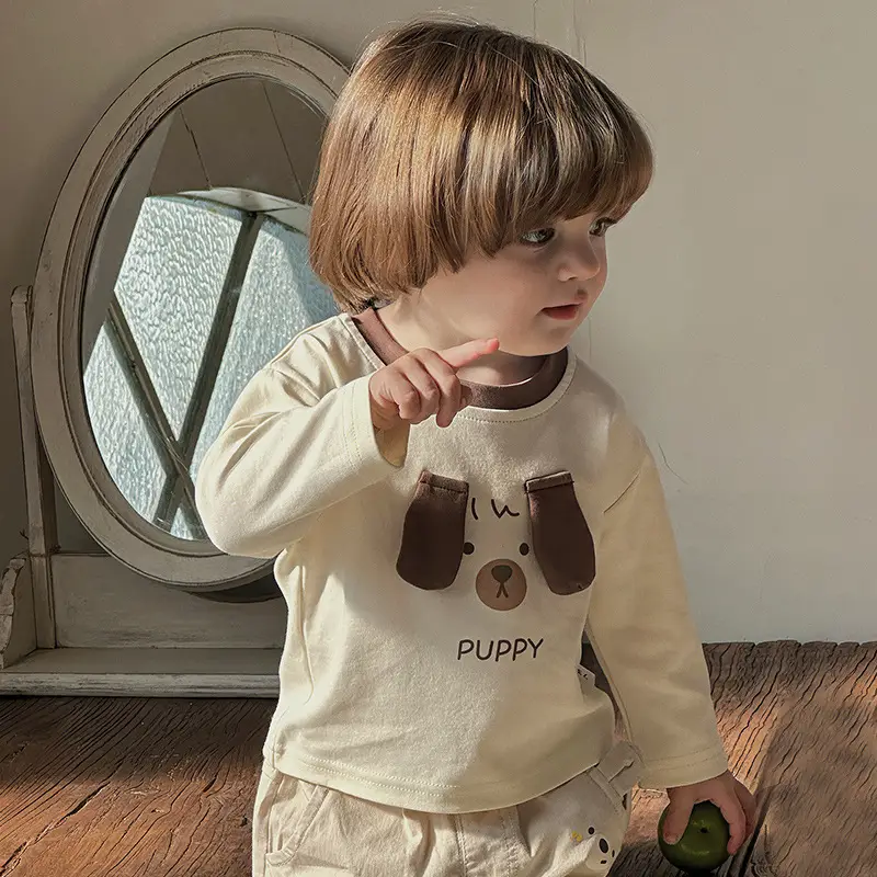 Boys Outfit 2026 Autumn Baby Cardigan Vest Three-Piece Set - Image 2