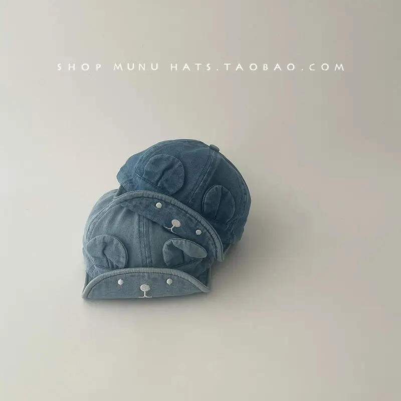 Baby Denim Baseball Caps Spring Autumn Soft Bristle - Image 6