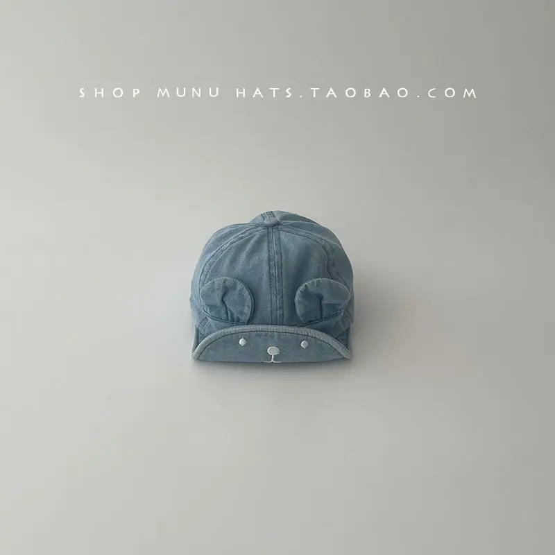 Baby Denim Baseball Caps Spring Autumn Soft Bristle — feature 15
