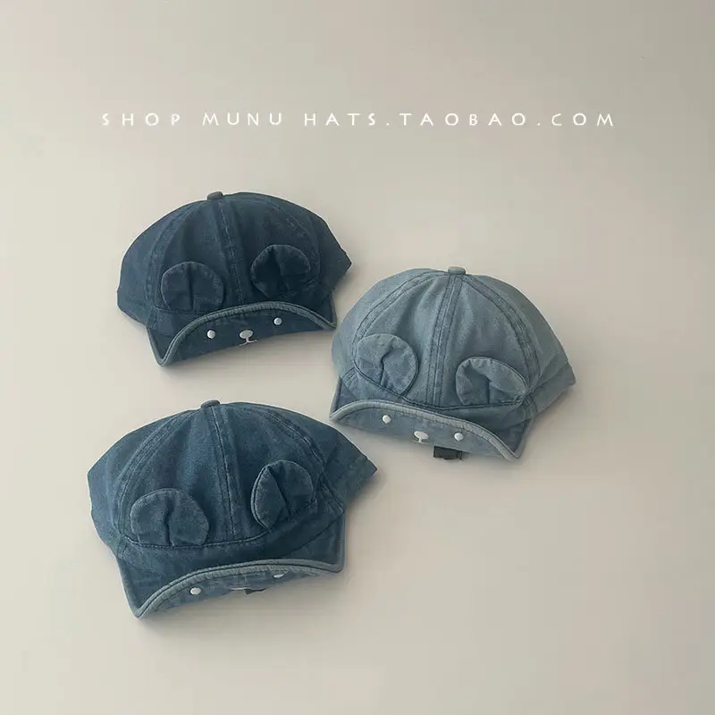 Baby Denim Baseball Caps Spring Autumn Soft Bristle — feature 7