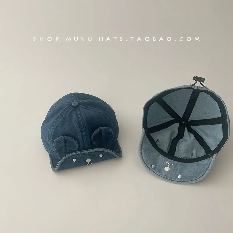 Baby Denim Baseball Caps Spring Autumn Soft Bristle — feature 9