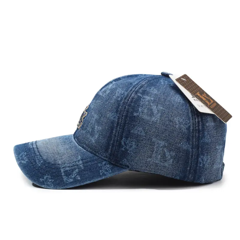 Denim Baseball Cap Sports Sun Protection All Colors - Image 7