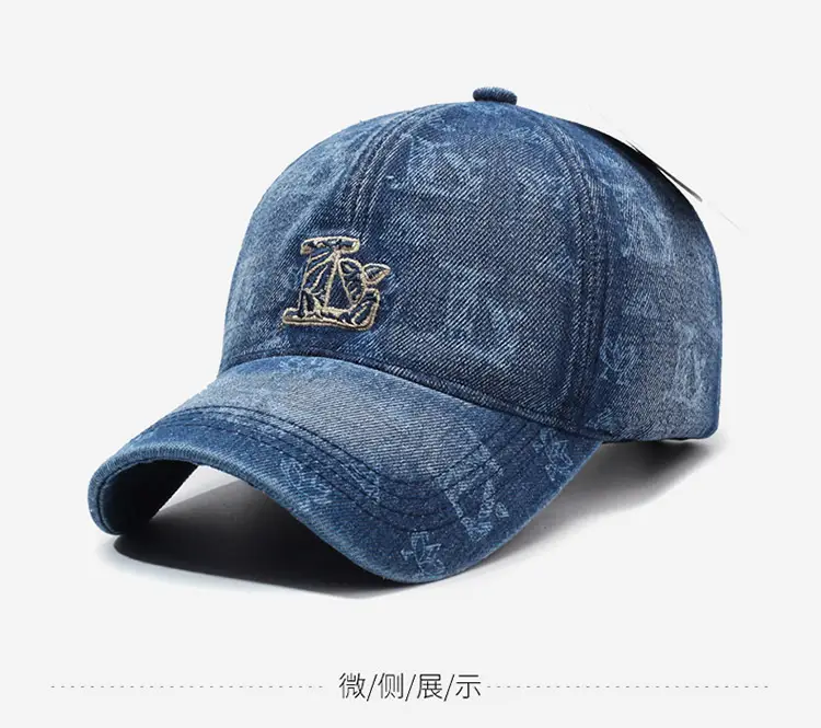Denim Baseball Cap Sports Sun Protection All Colors — feature 9
