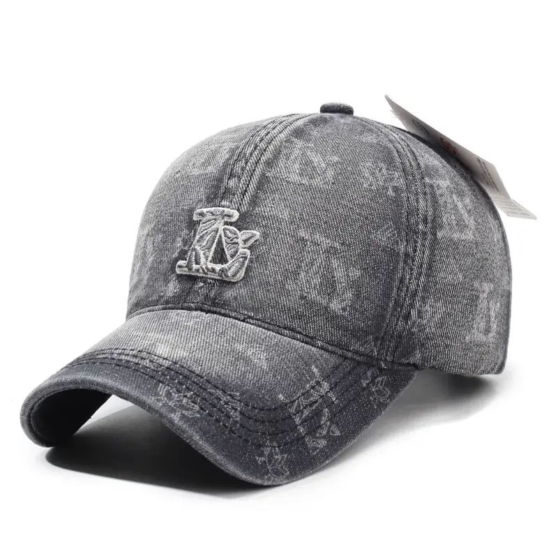 Denim Baseball Cap Sports Sun Protection All Colors - Image 3
