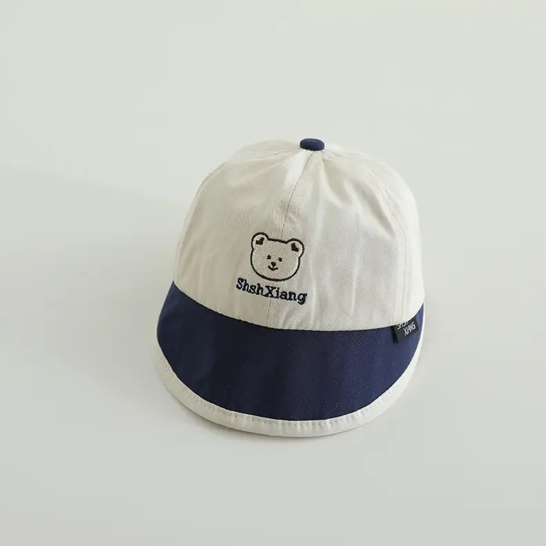 Baby Beanies Spring Autumn Bear Sun Hat Big Brim Cap — feature 13